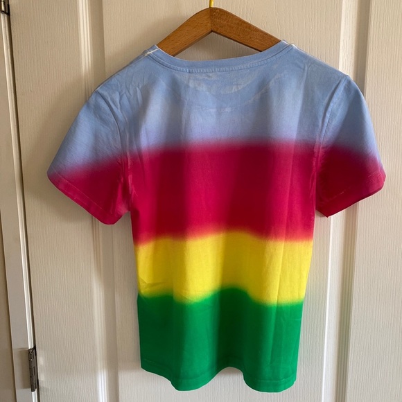 Golden Goose Ania tye dye El Sur del Mundo T Shirt Small NWT. - Picture 3 of 16